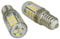 LEDLUX 2 STÜCKE E14 Led DC 12V 24V 4W, Super Slim 18mm, Für Friedhofslichtsignale Photovoltaikboote LKWs (Kaltweiß 6000k)