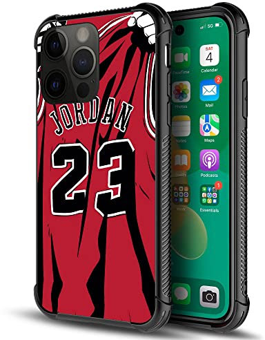 iPhone 14 Pro Hülle, Basketballspieler 36 Muster iPhone 14 Pro Hülle für Jungen und Herren, weiches TPU-Bumper Design, stoßfest, kompatibel mit Apple iPhone 14 Pro 6.1 Zoll Basketballspieler 36