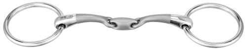 Sprenger SATINOX Unterlegtrense 12 mm doppelt gebrochen - Edelstahl rostfrei, 135 mm Weite