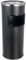 Curvaso Premium Dustbin Large Rubbish Waste Bin with Ashtray Removal Lid Free Standing Stainless Steel Metal Indoor Outdoor for Home Garden Office Restaurant Pub Black Round