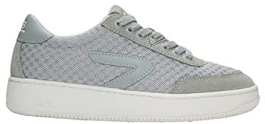 HUB - Damen Sneaker - Baseline w. dl mesh - Cucumber/Off White - 37