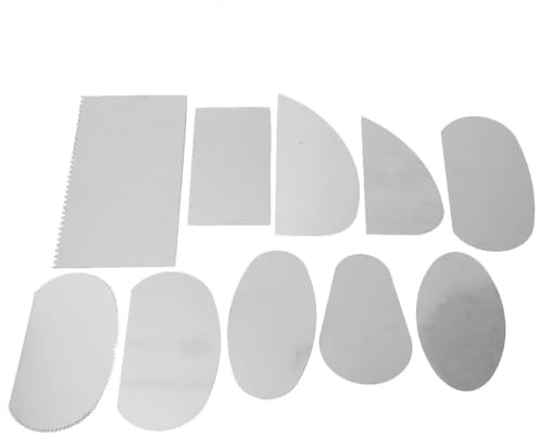 Spatola Per Argilla 10Pcs Acciaio Inossidabile Argilla Esteque Utensili Ceramica Raschietto Ceramica Ceramica Intaglio Scultura Spatola Strumenti