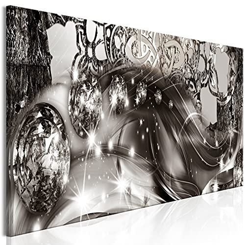 murando Akustikbild Ornament Bilder Akustikschaum Hochleistungsschallabsorber Schallschutz Leinwand 1 tlg Wandbild Raumakustik Schalldämmung orientalische Muster Diamant
