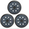 Cuscinetti di ricambio per levigatrice orbitale Dewalt, confezione da 3 pezzi, 5 pollici, 8 fori, per levigatrice orbitale DeWalt DW420 DW421 DW422 DW423 DW426 D26451