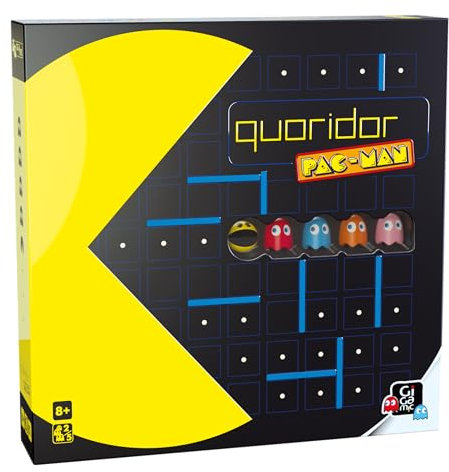 GIGAMIC- Pacman Juego, Color Amarillo, 28cm x 6cm x 28cm (Asmodee gmbH GIGD2020)