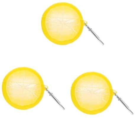 Uonlytech 3stücke Creative Earbuds Protector Zitronenförmige Schutzhülle Für Kabellose Ohrstöpsel Kompatibel Mit Modernes Design Stoßfest Und Langlebig Für Outdoor-aktivitäten