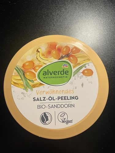 alverde NATURKOSMETIK Verwöhnendes Salz-Öl-Peeling, 250 g
