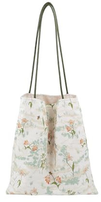 ArcDiary Seide Handtasche Schultertaschen fur Damen, Designer Tote Bagmit Reißverschluss, Groß Hobo Taschen