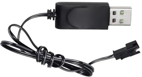 Vdaxvme Câble d'alimentation USB 3,7 V 500 mA pour batterie au lithium SM2P Câble de charge USB pour voiture télécommandée