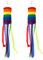 2 Pieces Rainbow Windsocks, Outdoor Flagpole Windsocks, Colorful Hanging Decorations, Hanging Wind Chimes, Cylinder Rainbow Flags, Colorful Garden Decorations