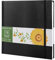 Skizzenbuch Hardcover – Sketchbook – Zeichenbuch, 21 × 21 cm, 200 g/m² dickes säurefreies Papier, 78 Blatt/156 Seiten, Quadratisch, Spezial für Alkoholmarker, Ideal für Zeichnungen und Skizzen