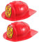FOYTOKI Echter Feuerwehrmann-look Robuster Feuerwehrhelm Für Kinder Roter Feuerwehrmann-partyhut Zum Verkleiden Von Kindern