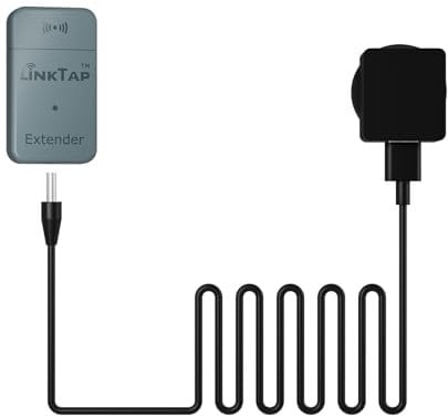 LinkTap Estensore, ripetitore di segnale wireless per irrigazione intelligente, espande la copertura per grandi giardini e terreni complessi, resistente alle intemperie per uso interno ed esterno,