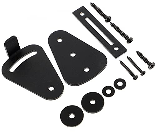 Uonlytech Verrou de Porte Coulissante pour Porte Bois Serrure de Coulissante Intérieure Verrouillage Sécurisé