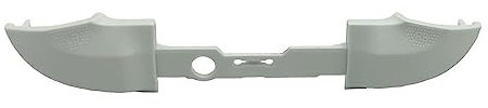 Adecuado para Xbox Series X/S, Kit de reparación del parachoques del mando RB LB, piezas de repuesto del soporte de la barra central para parachoques y gatillos rotos (Único LB RB Blanco)