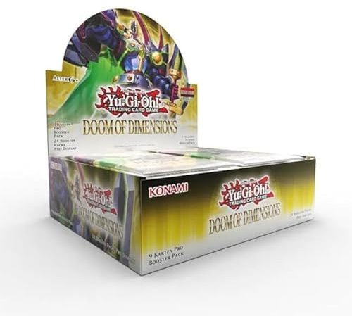 Yugioh! Doom of Dimensions 24 Booster Display NEU & OVP - DEUTSCH und BB-Toy-Trades Toploader