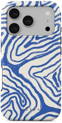 BURGA Handyhülle für iPhone 17 Pro – Unisex Hybrid-Schutzhülle mit stoßdämpfendem TPU & kratzfester Außenschale, erhöhter Displayrand, MagSafe-kompatibel, kabelloses Laden, stylisches Design