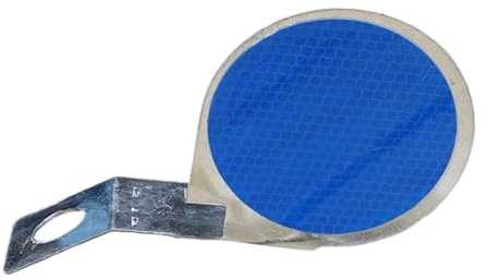 Colcolo Reflektierender Einfahrts- und Straßenmarker, vielseitig einsetzbar, zu installieren, Sicherheitsreflektor, Warnschild für Verkehr, Parkplatz, Blau