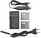 DSTE（2 Pack） NP-60 Ersatz Batterie + Reise Ladegerät Compatible für Casio Exilim Zoom EX-Z19GN, EX-Z19LP, EX-Z19PK, EX-Z19SR, EX-Z20, EX-Z85, EX-Z85BE, EX-Z85BK, EX-Z85BN, EX-Z85EO, EX-Z85GN