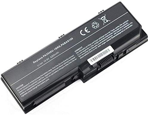 PA3536U-1BRS PA3537U-1BAS PA3537U-1BRS Remplacement de la batterie d'ordinateur portable pour Toshiba Satellite L350 L355-S7907 L355-S7915 P200 P205 P205D L350-10F L350-10H L350-12C (10.8V 5200mah)