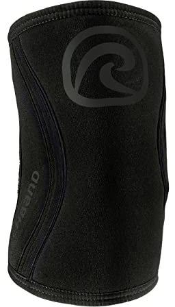 Rehband Ellenbogenbandage aus 5mm SBR/Neopren, Ellenbogen Sleeve für Kraftsport, anatomisches Design, rutschfest & enganliegend für Damen & Herren, Farbe:Carbon/Schwarz, Größe:XXL