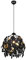 Reality, Lustre, Leavy 1xE27, max.28,0 W Plastique, Noir, Corps: Métal, noir mat Ø:38,0cm, H:150,0cm Modèle déposé,IP20,Sans illuminant,Réglable en hauteur
