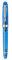 Asvine V126 Vacuum Filling Fountain Pen Extra Fine Nib, Matte Transparent Blue Acrylic, Large-Capacity with Gift Case
