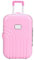 SPYMINNPOO Puppenkoffer, Puppenreise, Handgepäck, Babykoffer, Spielzeug, Kunststoff, Rollkoffer, Mini-Gepäckbox für Kinder (Rosa)