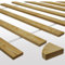 FURNIFY Lattenrost Rollrost Bettrost Lattenrahmen aus Kieferholz für Bett und Matratzen - Stabiles Massivholz (140 x 200 cm)