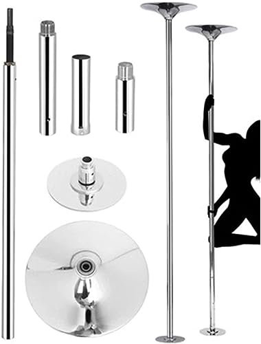 Pole Dance Stange für Zuhause, 2,1–2,9 m, höhenverstellbar, professionelle Stripper-Stange, rotierendes statisches Tanzstangen-Set für Übung, Club, Party, Kneipe, Zuhause, abnehmbare Fitness-Übun