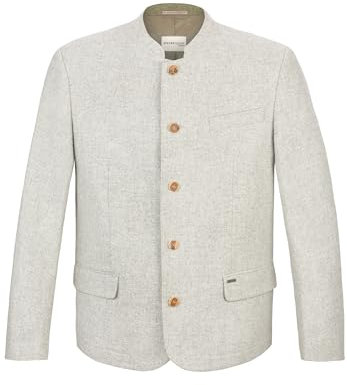 Stockerpoint Herren Trachtensakko Xaver Traditionelles & hochwertiges Sakko mit Rückenschlitz I Perfekt für Trachten & Festlichkeiten, Smoke, Größen 44-60