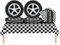 Racing Car Geburtstag Party Dekorationen, Auto-Rad-Party-Zubehör, für Kinder Geburtstagsfeier Deko Tisch Geburtstag Set für Kinder Mädchen Jungen (Reifen)