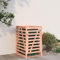 Iiaky Mülltonnenbox 84x90x128,5 cm Massivholz Douglasie wasserdichte Gartenbox Outdoor Storage