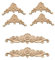 TPZORJX 6 Stück Holzornamente für Möbel Vintage - Holzornamente für Möbel Holzornamente Ecke Holzschnitzerei Schnitzerei Holzschnitzerei Applique Ornament Holz Möbel Wanddeko Holz