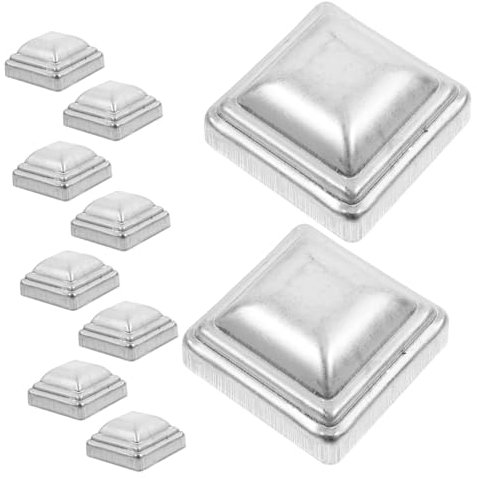 Homoyoyo 20pièces Capuchons De Poteau Carrés Pour Clôture Accessoires De Décoratifs Pour Poteaux De Clôture