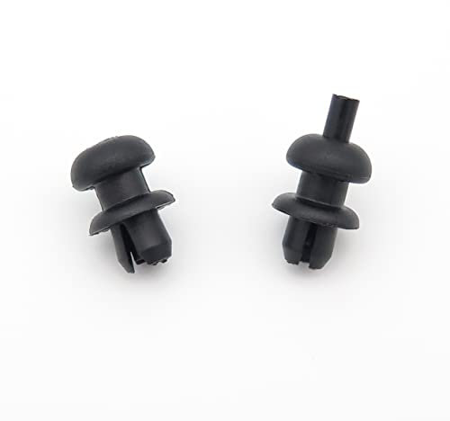 VVO Fasteners- Grapas de Plástica Negras. Para Soporte del estante del maletero. Compatibile con Seat Ibiza, (2 pzas)