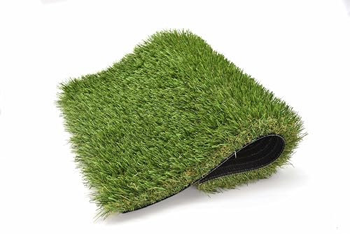 Gazon synthétique BALI 50mm, mémoire de forme, effet naturel, pour jardin et tour de piscine, découpe sur mesure 10m2 (1m/10m) 29€/m2