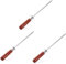 IMIKEYA 3pcs Steel Sharpener Honing Tool for Kitchen Cutters Sharp Honing Steel Sharpener