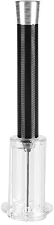 Fdit Ouvre-Bouteille Tire-Bouchon Pompe d'extraction de Bouteille de vin Décapsuleur Pompe de Pression d'air Aiguille en Acier Inoxydable Accessoires (Noir)