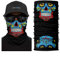ShopINess Unisex Schlauchschal Halswärmer Neckwarmer schlauchtuch totenkopf für Motorrad Bikes Sport Festival Halloween Karneval - Mexikanische Totenschädel
