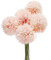 5Pcs Artificial Flowers, Fake Flowers Silk Plastic Artificial Hydrangea Realistic Flower Arrangements Wedding Decoration Table Centerpieces(Pink)
