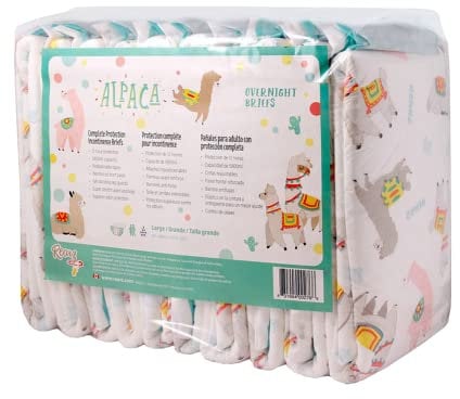 Rearz Alpaca Windeln für Erwachsene mit Folie Gr. L