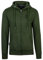 Spitzbub Herren Hooded Zip Sweatjacke in Grün (XL)