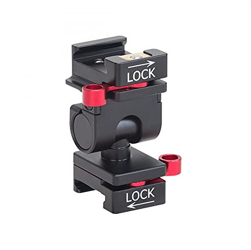 Nitze N54-H2 Schwenk- und Neigungskamera-Feldmonitor, EVF-Halterung, QR-Dual-NATO-Klemmhebel, für DSLR-Kamera, Käfig-Rig