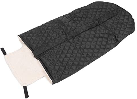 Fleece Rollstuhl Decke wasserdicht und warm, universell für manuelle und elektrische Rollstühle, Mobilitätshilfen, Winterdecke mit Reißverschluss, kuschelig und atmungsaktiv (Schwarz) （149个字符）