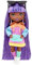 Barbie Poupée Extra Mini n° 7 (14 cm) avec Robe Colorée à Capuche et Bottes, avec Socle et Accessoires, Jouet Enfant, Dès 3 Ans, HJK66