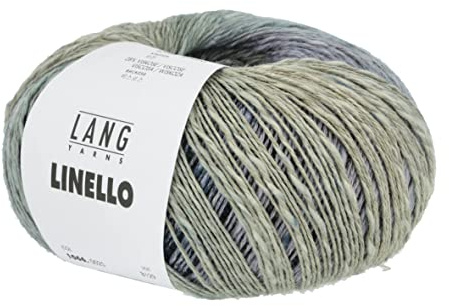 Lang Yarns - Linello Fb. 25 navy lila salbei 100 g