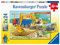 Ravensburger Farm & Building Site 2X 24 Piece Jigsaw Puzzles For Kids Age 4+