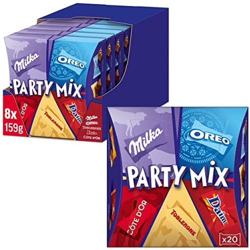 Milka Party Mix 6 x 159g, Mix aus 5 verschiedenen Pralinen