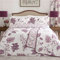 Dreams & Drapes Design - Samira - Reversible Duvet Cover Set - Single Bed Size in Plum